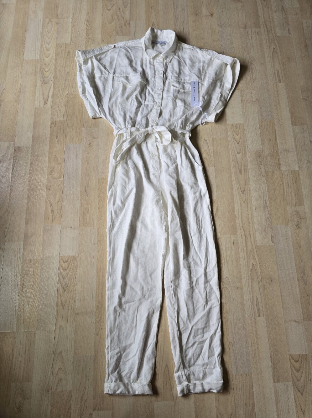 Young Fabulous & Broke White Greylin Utility Jumpsuit Size XS NWT - Picture 3 of 14